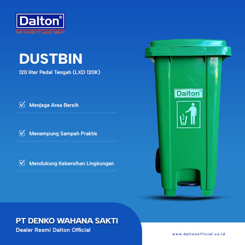 Dustbin 120 liter Pedal Tengah (LXD 120K)