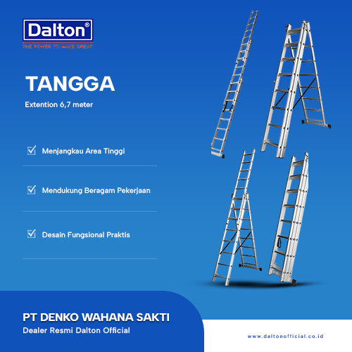 Tangga Extention 6,7 meter